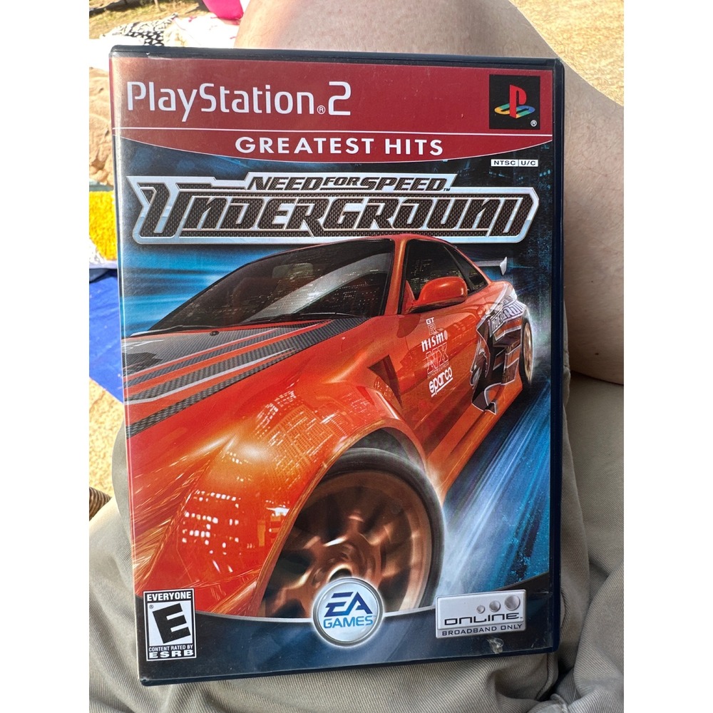 Need for Speed Underground PS2 PlayStation 2 Greatest Hits SLUS 20811GH